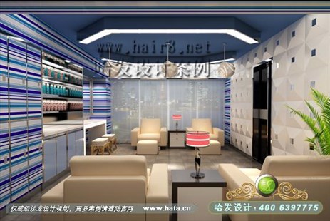 广东省阳江市低调深沉稳重时尚、简单大气美发店装修案例