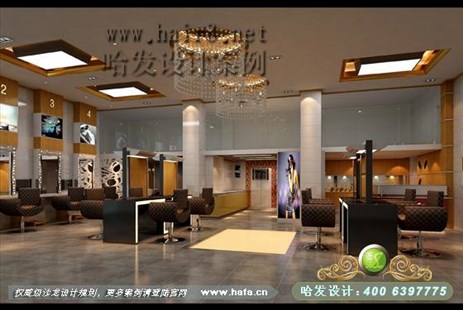 贵州省贵阳市具有内涵时尚美发店装修案例