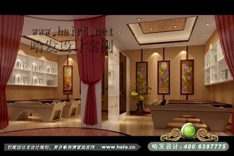 贵州省贵阳市精致温馨时尚混搭发廊设计案例