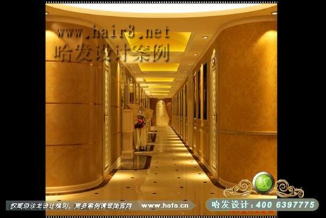 陕西省延安市轮廓深邃、流丽的奢华美容院装潢案例