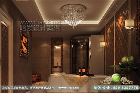 江苏省南京市本案包间欧洲文化丰富的艺术底蕴，开放、创新的设计思想及其尊贵的姿容。美容店装修案例