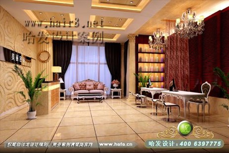 广东省珠海市紫色浪漫、原木古香之奢华美容院装潢案例