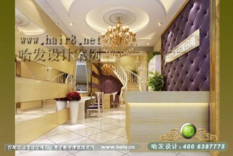 福建省厦门市异彩纷呈、明艳素净之大气美容店装修案例