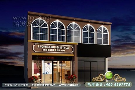 甘肃省平凉市简欧时尚、温馨绚丽混搭元素美容院装潢案例