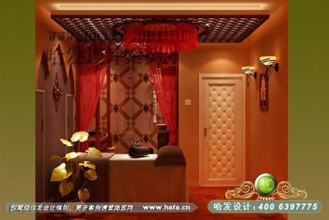 吉林省珲春市东南亚的时尚混搭美容店装修案例