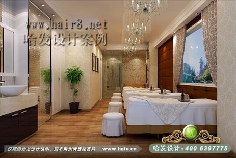 江苏省宿迁市清新自然大方美容院装潢案例