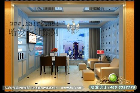 陕西省延安市轮廓深邃、流丽的奢华美容院装潢案例
