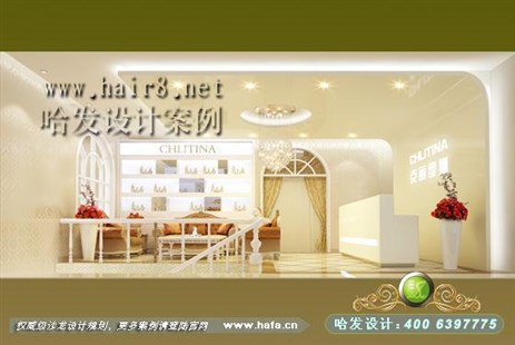 福建省厦门市异彩纷呈、明艳素净之大气美容店装修案例
